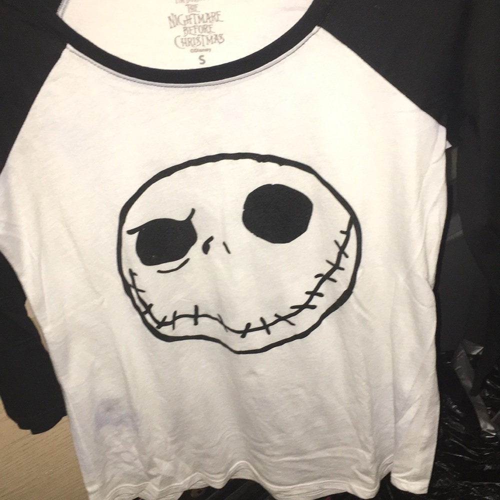 Nightmare Before Christmas baseball tee
